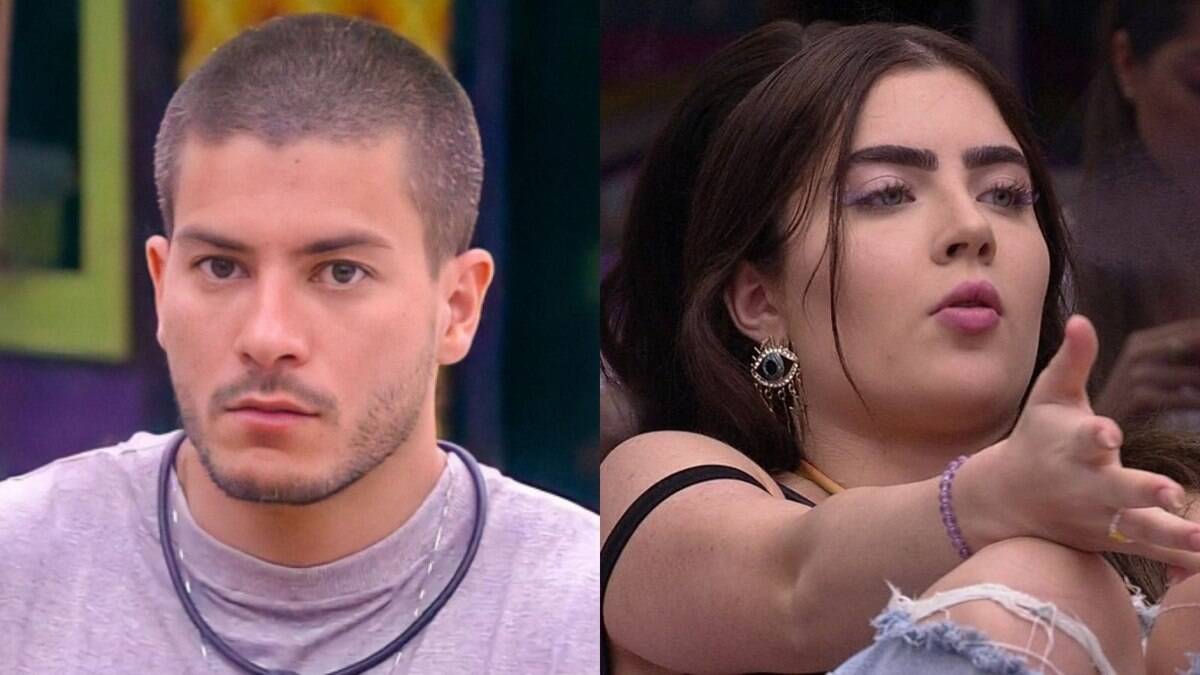 Arthur Aguiar especula sobre Jade Picon no paredão do 'BBB 22'