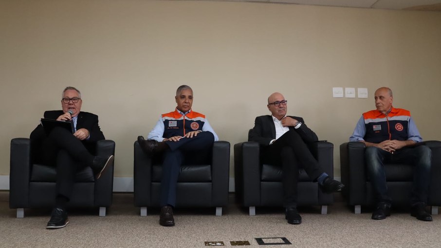 Evento de lançamento do radar contou com a presença do prefeito de Campinas, Dário Saadi (Republicanos), e de representantes da Defesa Civil Evento de lançamento do radar contou com a presença do prefeito de Campinas, Dário Saadi (Republicanos), e de representantes da Defesa Civil