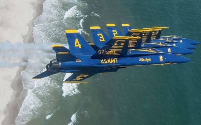 Blue Angels voarão com a nova atualização do F/A-18