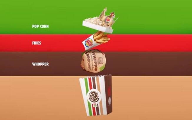 Burger King disfarça lanches de pipoca para clientes entrarem no