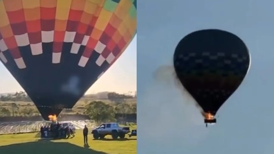 Queda de balão deixou ao menos oito mortos Queda de balão deixou ao menos oito mortos