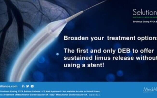 MedAlliance anuncia o primeiro paciente inscrito no estudo de referência Sirolimus DEB vs DES de 3.300 pacientes