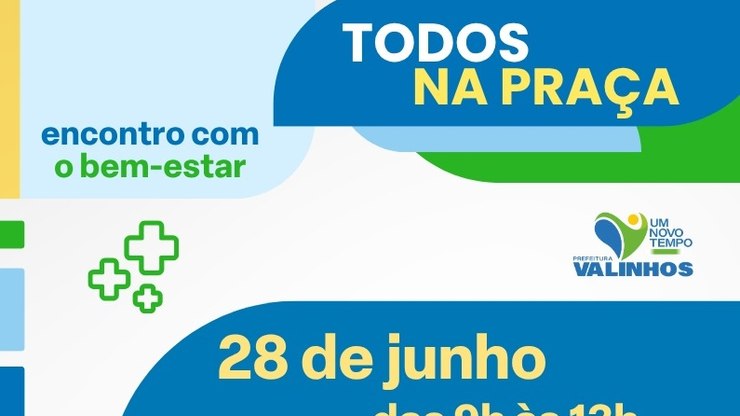 Todos na Praça reúne saúde, cultura e lazer em Valinhos