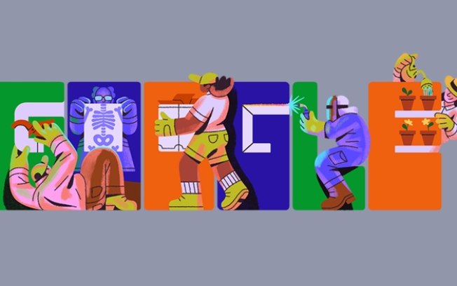 Doodle do Google celebra o Dia do Trabalhador