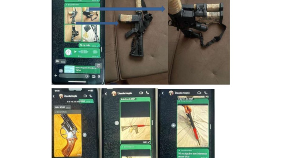 As conversas iam além do transporte público e também mencionavam a compra de armas e coletes à prova de balas