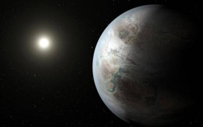 O planeta Kepler-452b tem o tamanho da Terra e está em uma zona habitável na órbita de uma estrela similar ao Sol