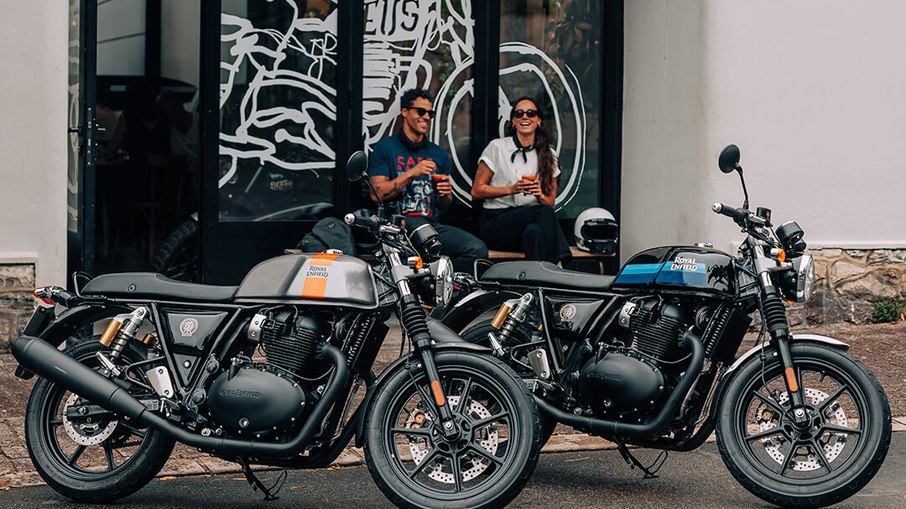 Royal Enfield continental GT está com duas novas cores na gama