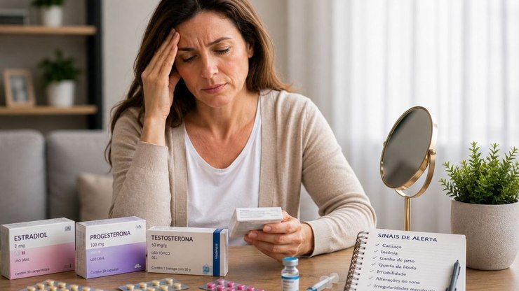 Reposição hormonal: especialista alerta para sinais que não devem ser ignorados
