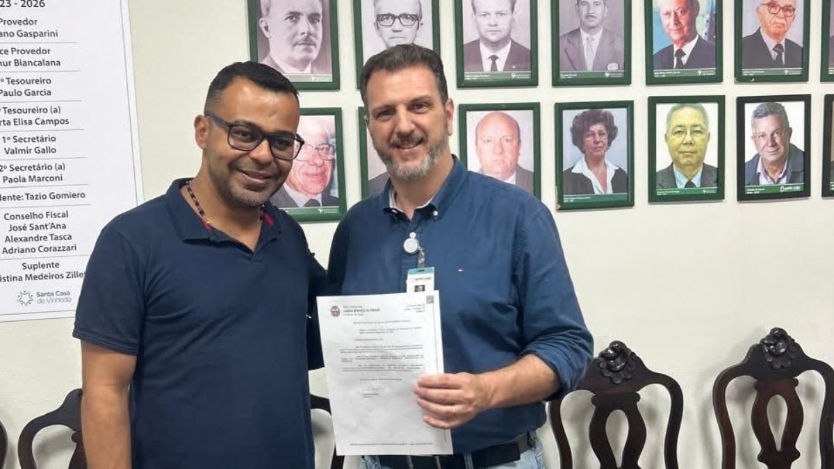 Thiago Marra (esq.) destinou emendas à Santa Casa para custeio e outras despesas Thiago Marra (esq.) destinou emendas à Santa Casa para custeio e outras despesas