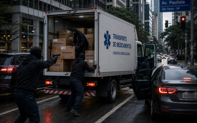 Roubo de cargas muda de perfil e mira medicamentos