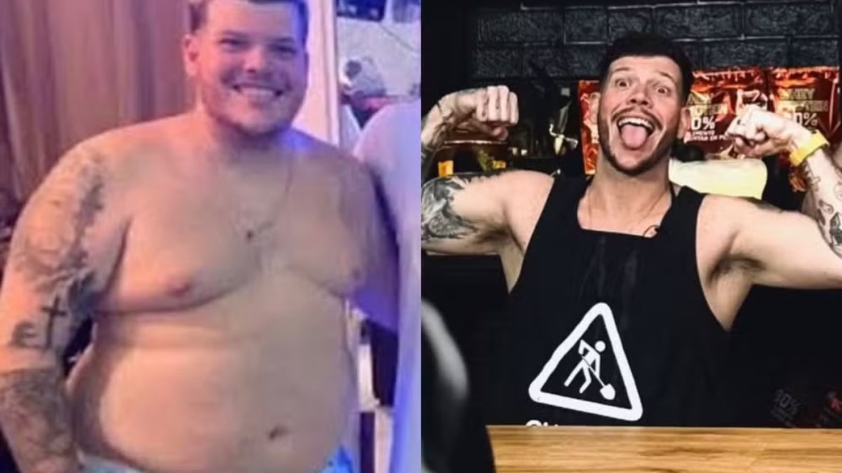 Após perder mais de 35 kg, Ferrugem choca web com antes e depois Após perder mais de 35 kg, Ferrugem choca web com antes e depois