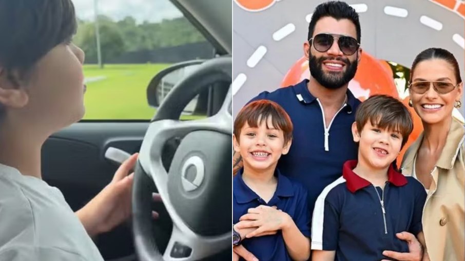 Eles são pais de Gabriel, de 7 anos, e Samuel, de 6. Eles são pais de Gabriel, de 7 anos, e Samuel, de 6.