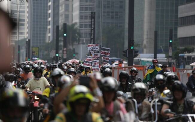 Manifestação contra o governo na Avenida Paulista, São Paulo
. Foto: Paulo Pinto/ Fotos Públicas