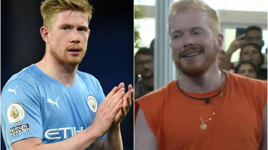 De Bruyne é comparado com participante do 'BBB 23' De Bruyne é comparado com participante do 'BBB 23'