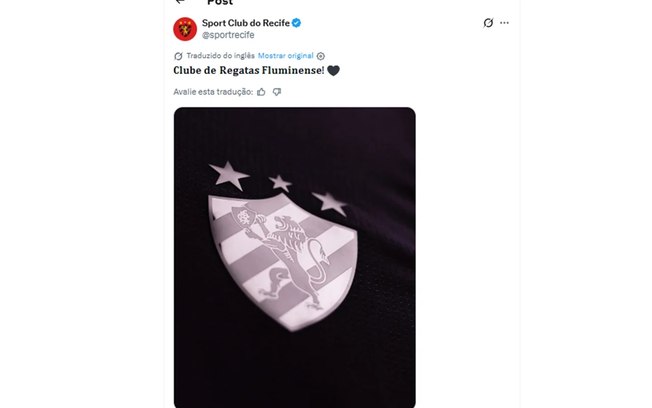 Torcida do Sport fica indignada com problema