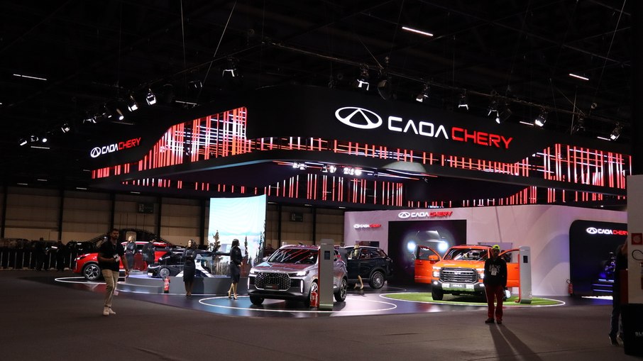 Estande da CAOA Chery no Salão do Automóvel 2025