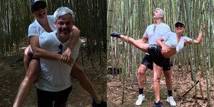 Flávia Alessandra mostra viagem com Otaviano Costa e família