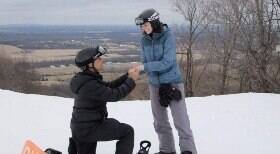 Casal brasileiro ficou noivo durante intercâmbio nos Estados Unidos