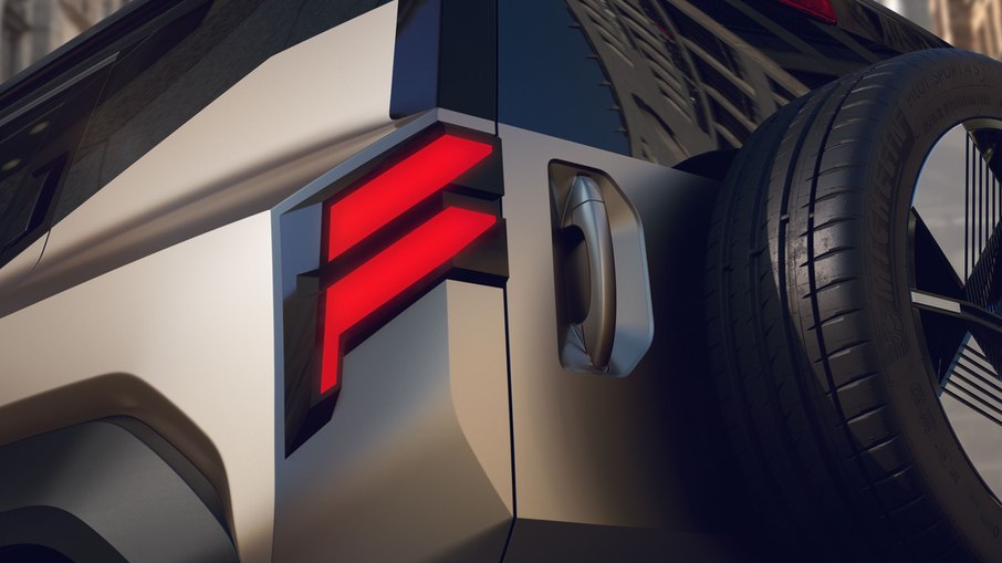 Renault Bridger detalhe traseiro