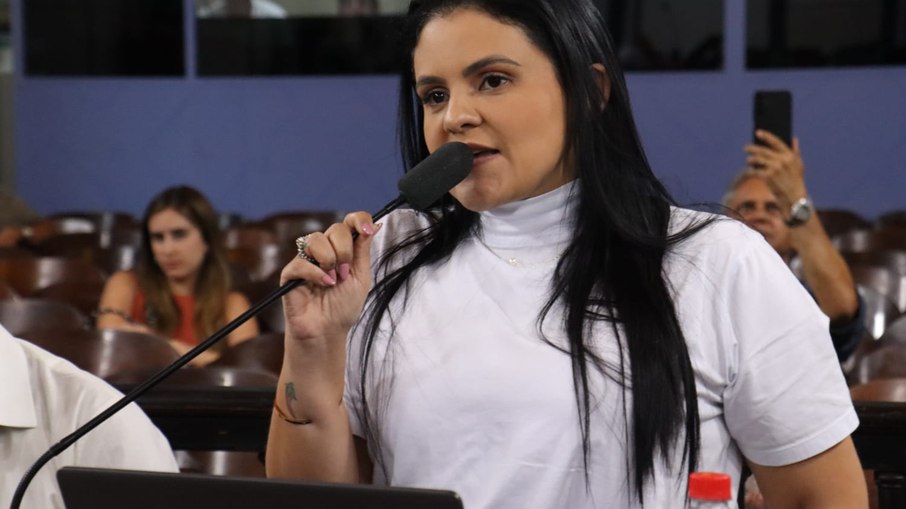 A vereadora Roberta Lopes (PL), autora da moção de repúdio