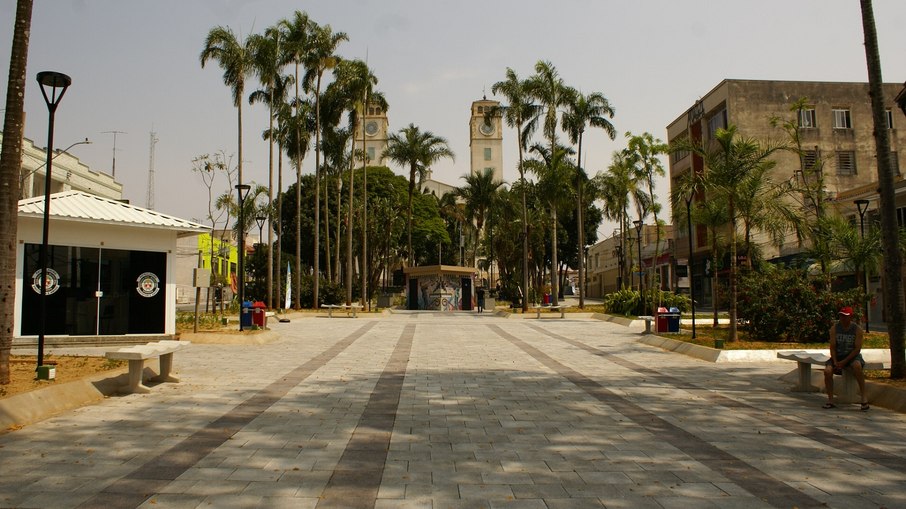 Praça de Santana, centro de Vinhedo Praça de Santana, centro de Vinhedo