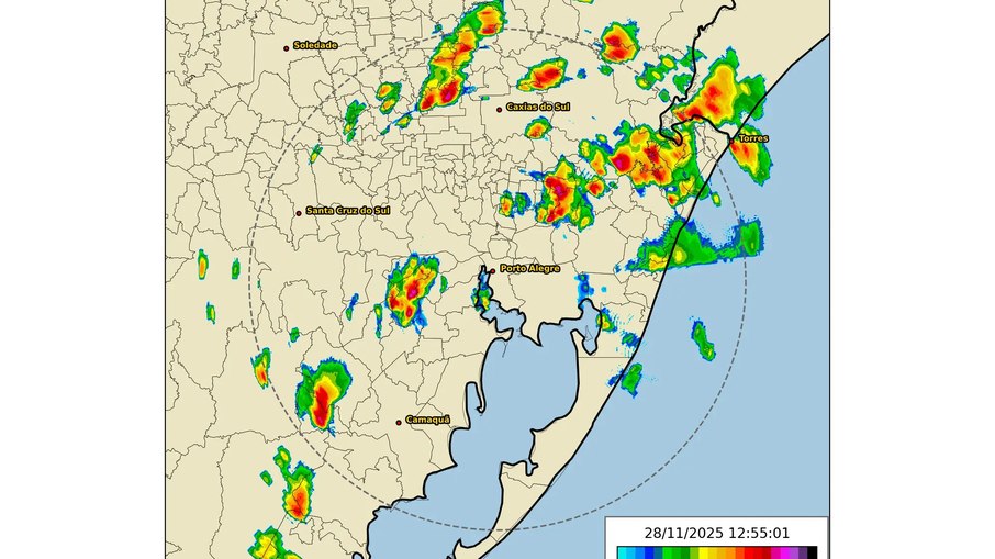 Temporal de granizo, RS