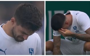 Portugueses do Al-Hilal choram em homenagem a Diogo Jota