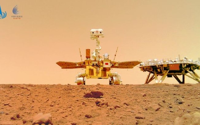 Rover da China detecta estruturas poligonais sob superfície de Marte