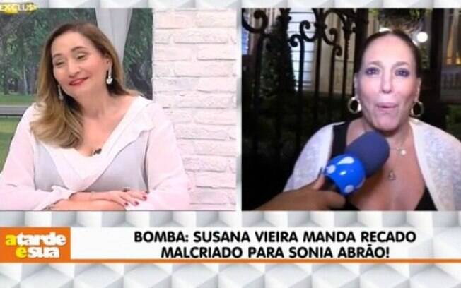 Sonia Abrão e Susana Vieira