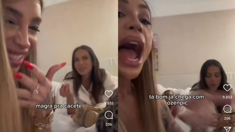 Anitta chama atenção de Maya Massafera sobre o corpo: ‘Chega de Ozempic’