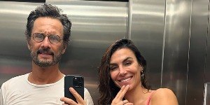 Rodrigo Santoro publica fotos raras e faz declaração apaixonada para Mel Fronckowiak