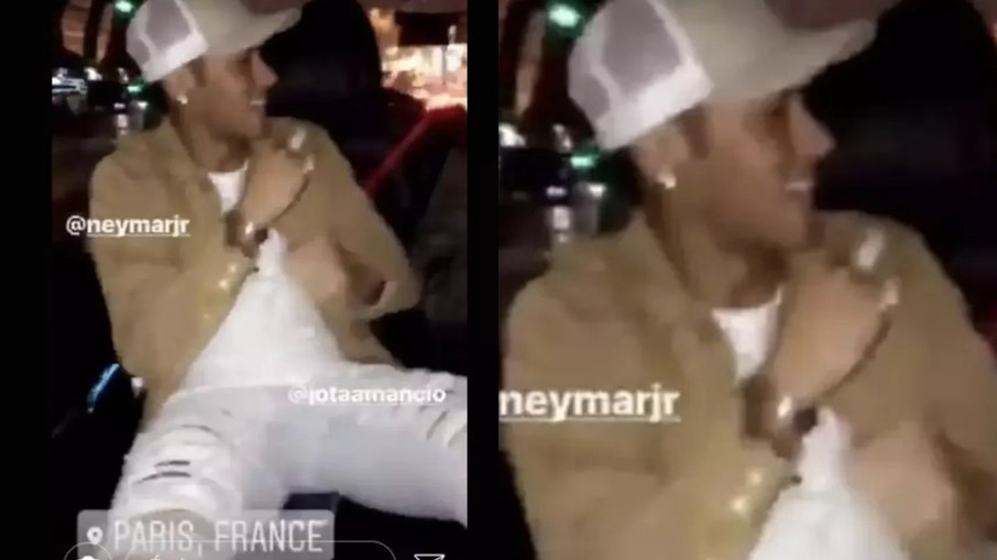 Neymar Jr tem foto compartilhada por Pauline