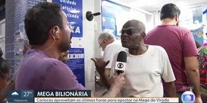 Resposta sobre prêmio da Mega deixa repórter constrangido ao vivo