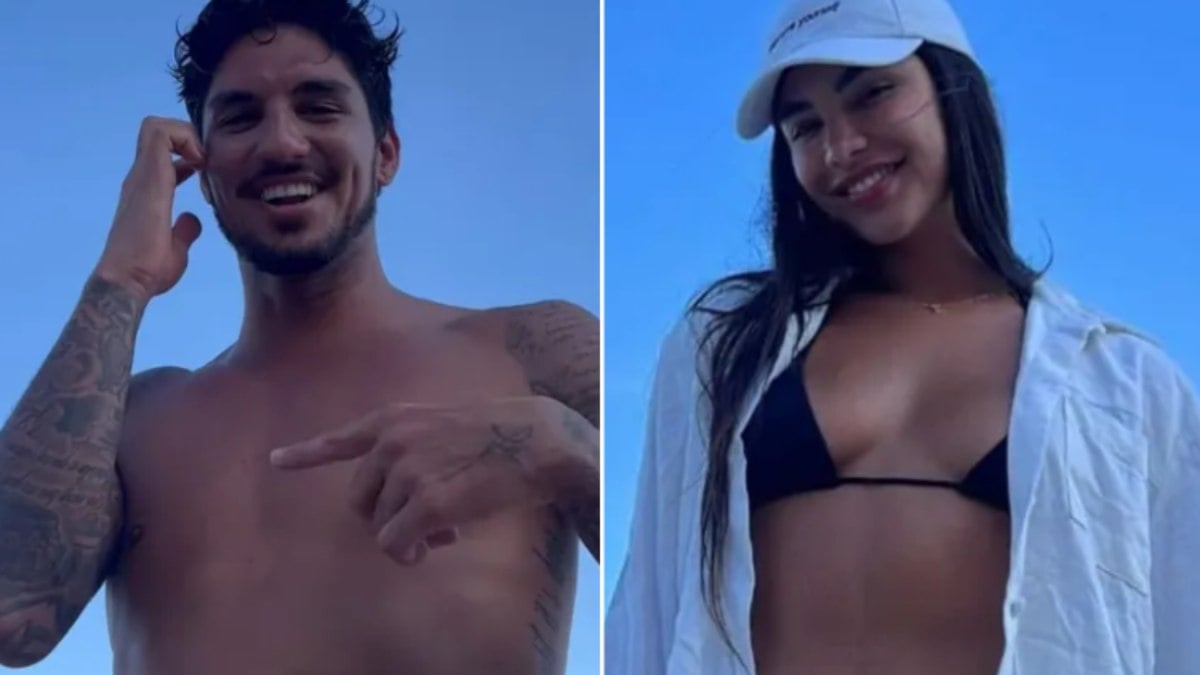 Gabriel Medina e Gabriela Versiani