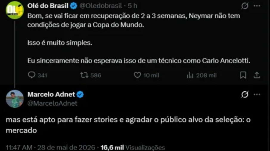 Marcelo Adnet fala sobre Neymar na Copa
