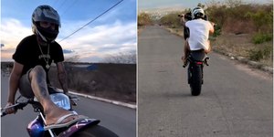 Irmãos batem de frente ao dar "grau" com moto e um deles morre