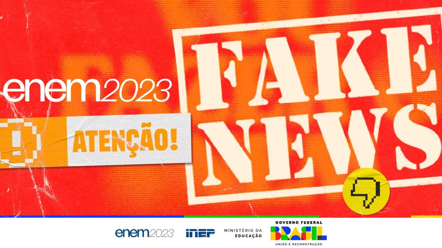 É FALSO que o tema da redação do Enem 2023 vazou