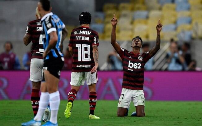 Grêmio perdeu por 5 a 0 do Flamengo