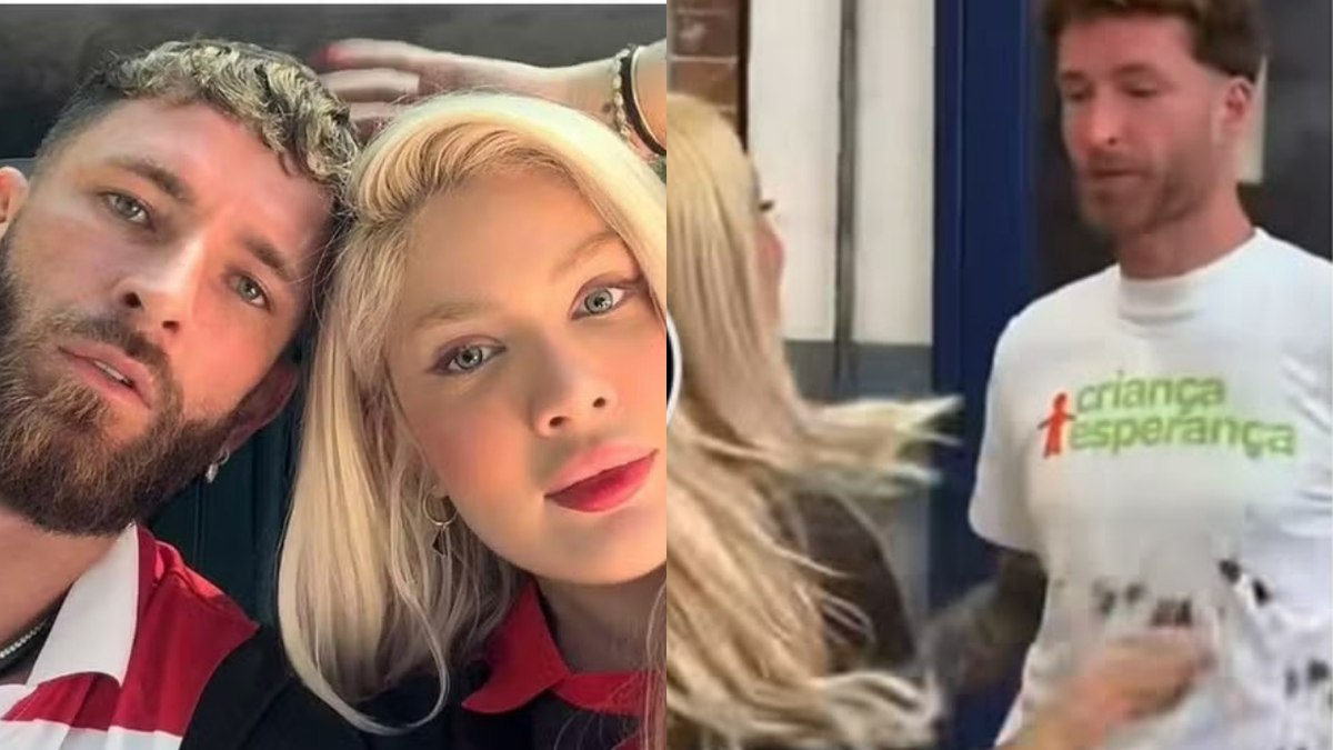 Karoline Lima quebra garrafa em Léo Pereira