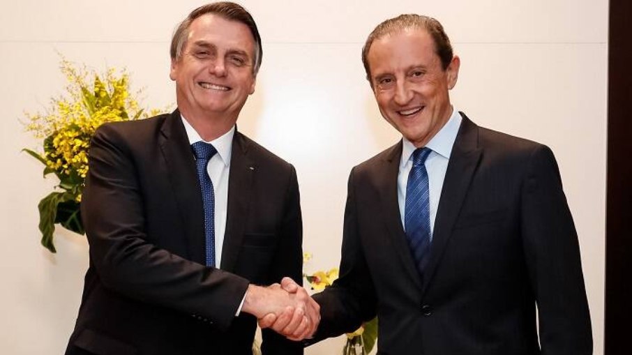 Paulo Skaf e Jair Bolsonaro 