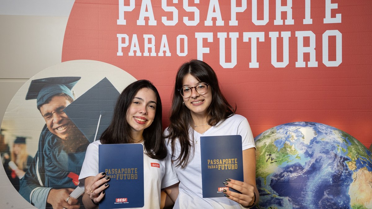 Alícia Stella Scudilio, 18 e Sophia Bonetto, 18, alunas do Sesi Valinhos