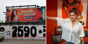 Influenciadora investe em outdoor para entrar no BBB 27