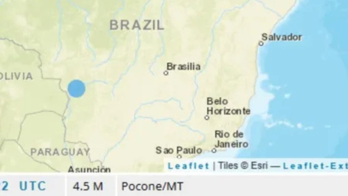 Terremoto em MT Terremoto em MT