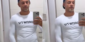 WL Guimarães grava vídeo de camisa após alerta sobre tatuagem
