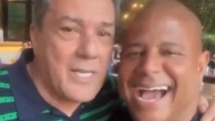 "Você é safado": Marcelinho Carioca e Luxemburgo fazem as pazes