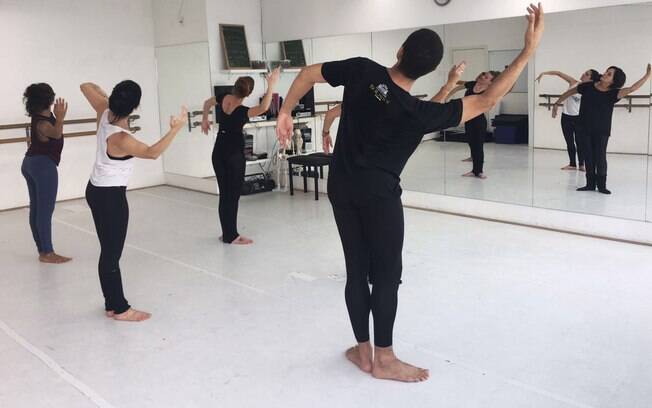 Detalhes da aula de Martha Graham