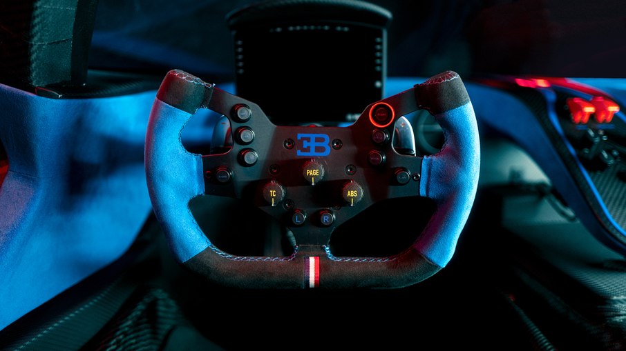 Volante do Bugatti Bolide