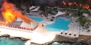 Incêndio no Caribe mata turista e obriga retirada de 1700 pessoas