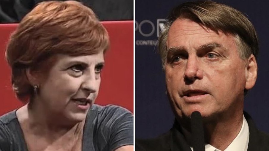 Rosana Hermann e Jair Bolsonaro