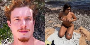Pedro Novaes expõe namorada fazendo topless na Itália